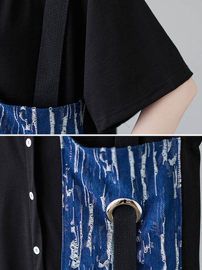 Casual Irregular Split-Joint Shirt Dress
