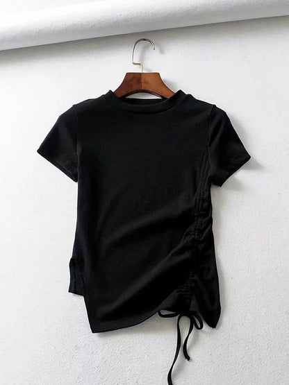 Short Sleeve Irregular Set Tees