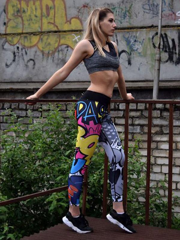 Printed  Yoga&Gym Leggings