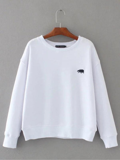 Bear Printed Casual Sweatshirts