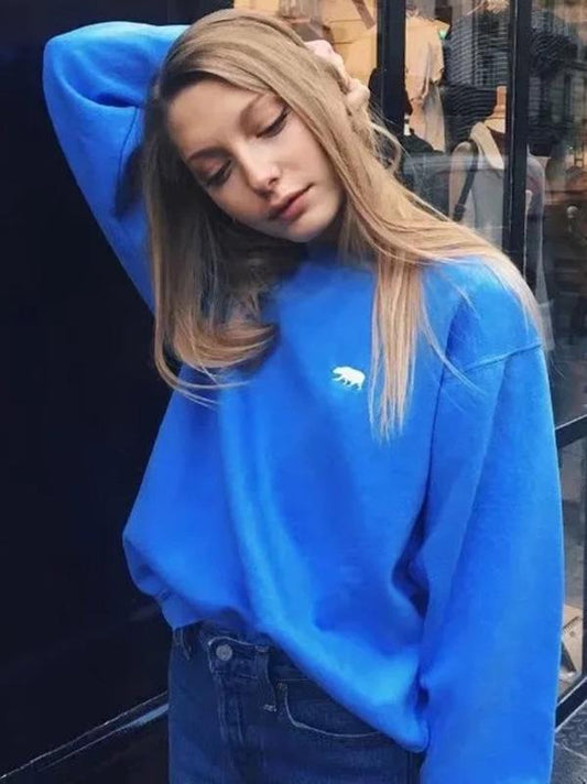 Bear Printed Casual Sweatshirts