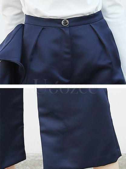 Loose Split-joint Ninth Pants
