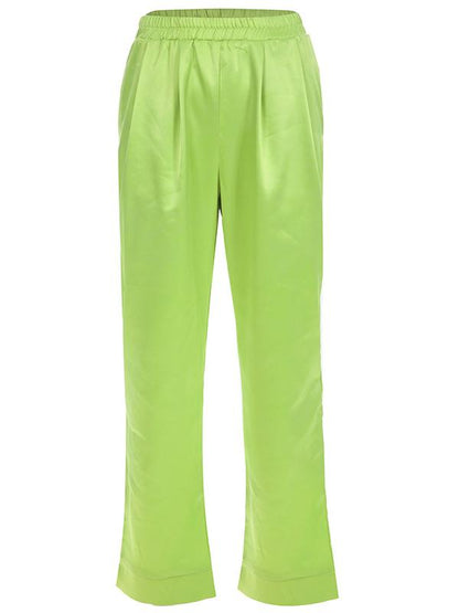 Empire Column Solid Pants