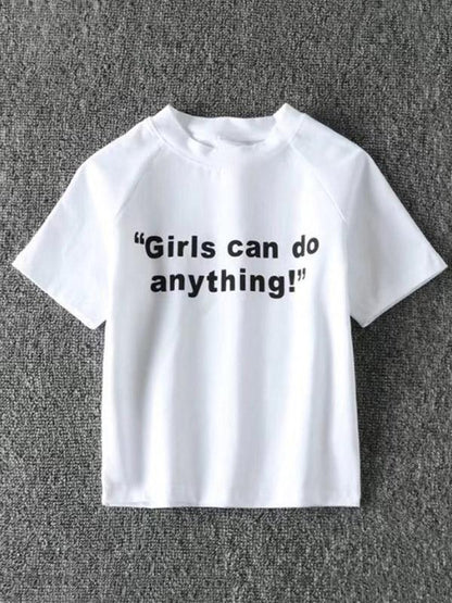 Round Neck Printed Casual Tees