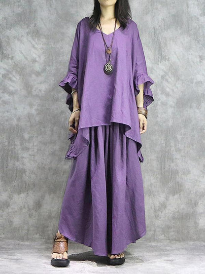Oversize Batwing Sleeves Shirt