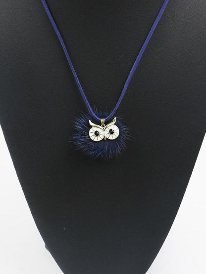 Cute 6 Colors Bohemia Owl Necklaces Accessories