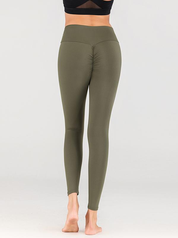 Solid Wrap Yoga&Gym Leggings