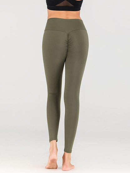 Solid Wrap Yoga&Gym Leggings