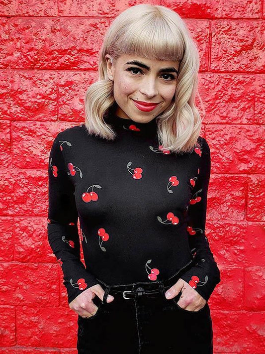 Sports Printed Gauze Crop T-shirt