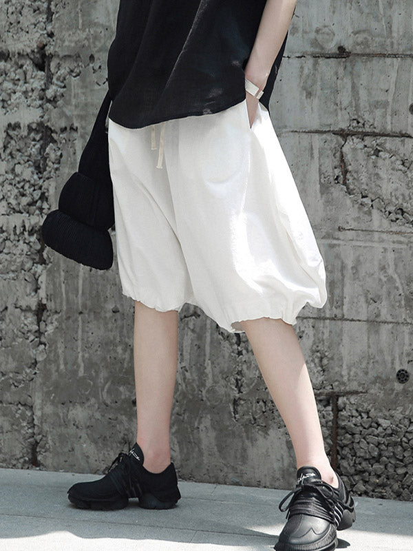 Stylish Solid Color Knickerbockers Shorts Bottoms