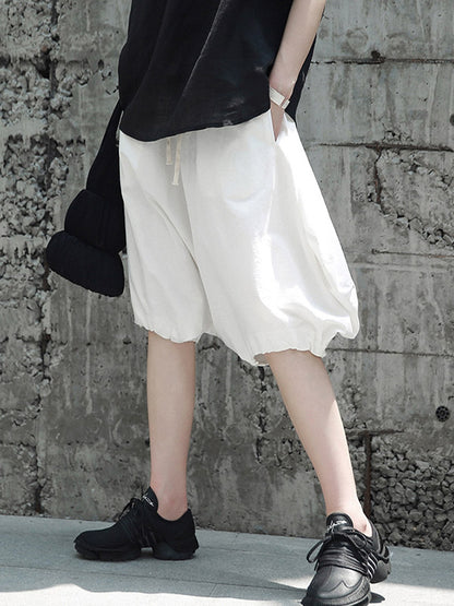 Stylish Solid Color Knickerbockers Shorts Bottoms