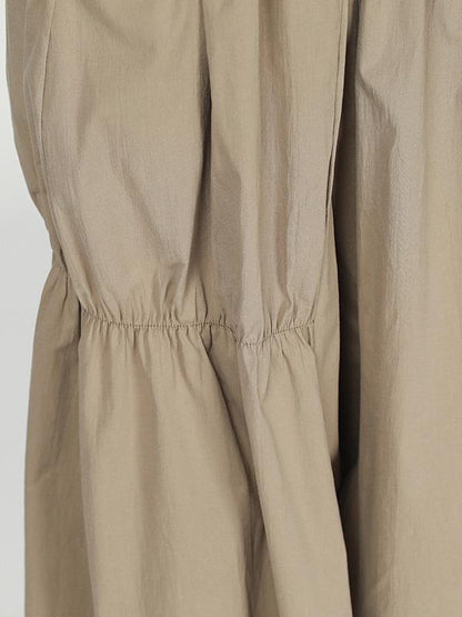 Loose Wide-leg Designed Cotton Pants