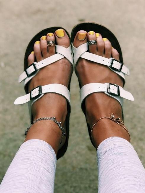 Simple Bohemian Flat Heel Slippers