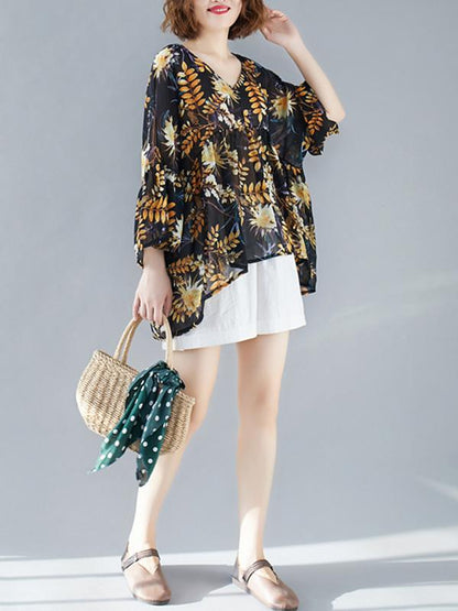 Printed Short Sleeves Shirt