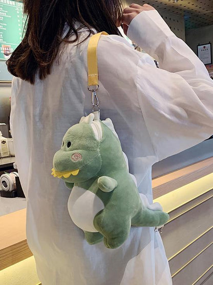 Cotton Pretty Little Dinosaur Plush Bag