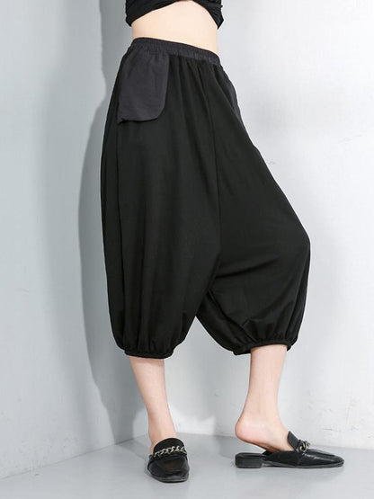 Loose Split-joint Harem Pants