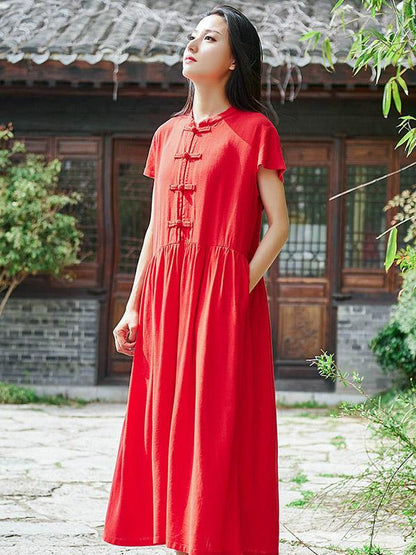 Original Vintage Frog Solid Dress