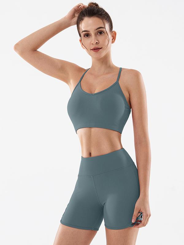 Sexy Backless Spaghetti-Neck Yoga Suits