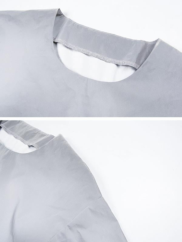 Trendy Loose Reflective Short T-Shirts