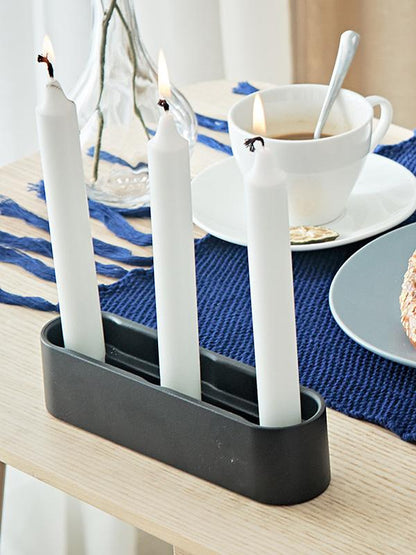 Full Cotton Solid Tasseled Napkin Mat