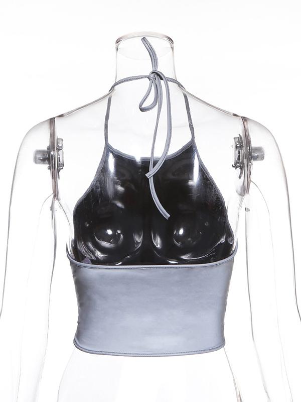 Fashion Sexy Condole Belt Sports Tank