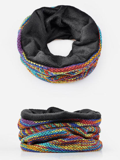 Plaited Plush Color Cotton Hood