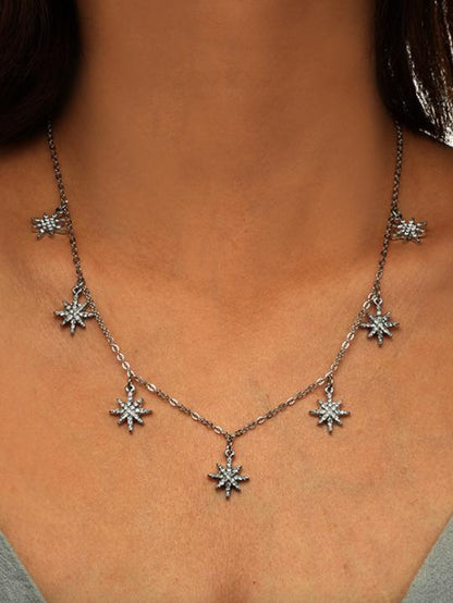 Vintage Star Pattern Necklaces Accessories