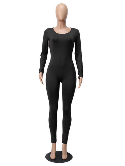 Soft Solid Yoga&Gym Jumpsuits
