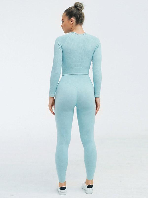 Solid Sports Yoga Jumpsuits