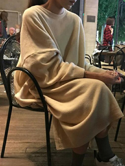SUPER LOOSE PUFF SLEEVE LONG ROBE