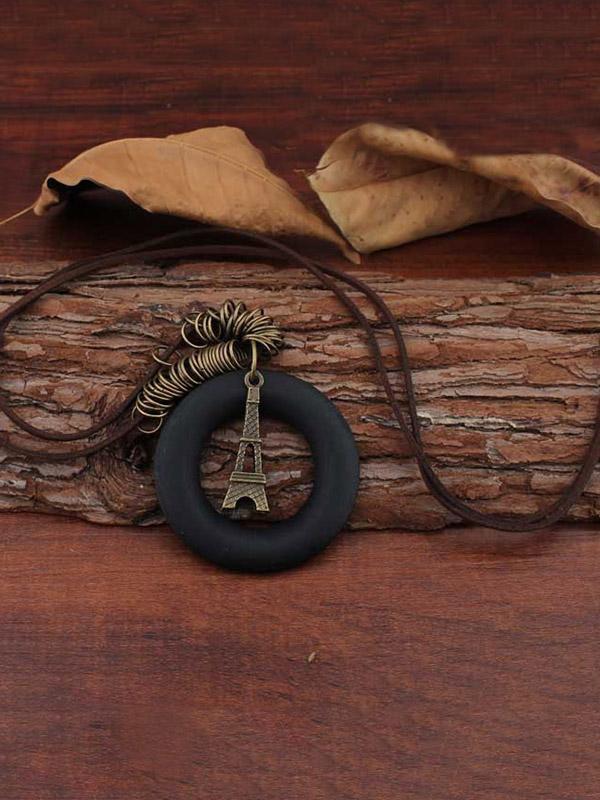 Eiffel Tower Pendant Necklace Accessories