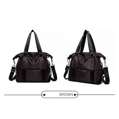Large Capacity Handbag Tote Light Weight Oxford Shoulder Bag
