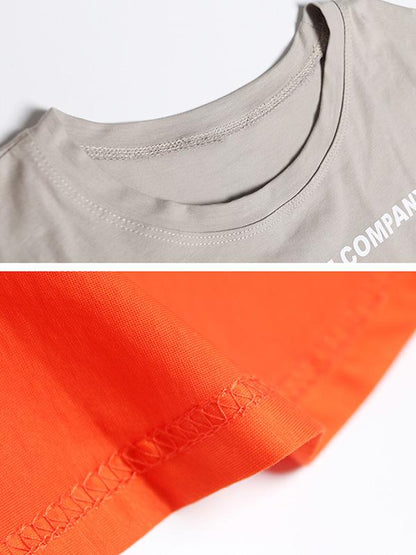 Oversize Split-joint T-Shirt Dress
