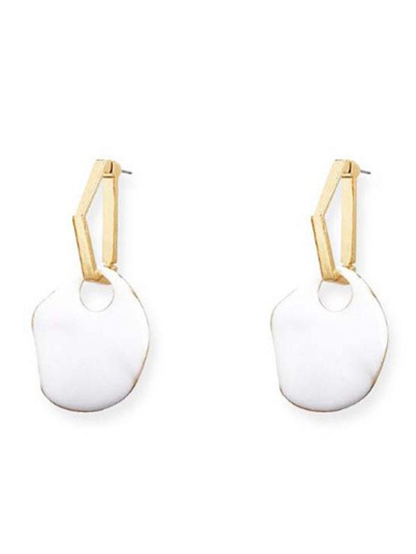 New Succinct Geometry Resin Earring