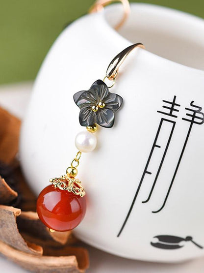 Original Agate Shell Eardrop