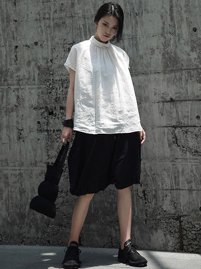 Stylish Solid Color Knickerbockers Shorts Bottoms