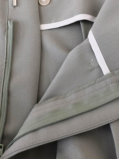 Casual Solid Column Pants Bottoms