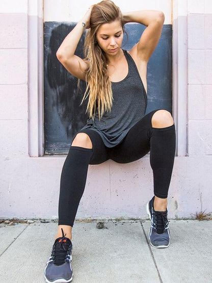 Hollow Fashion Wrap Yoga Leggings