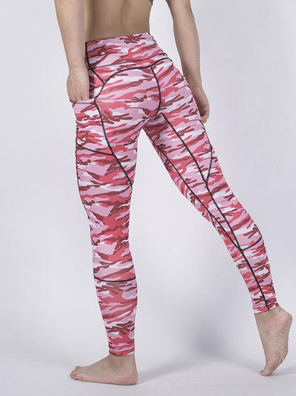 Camo Patchwork Yoga Leggings