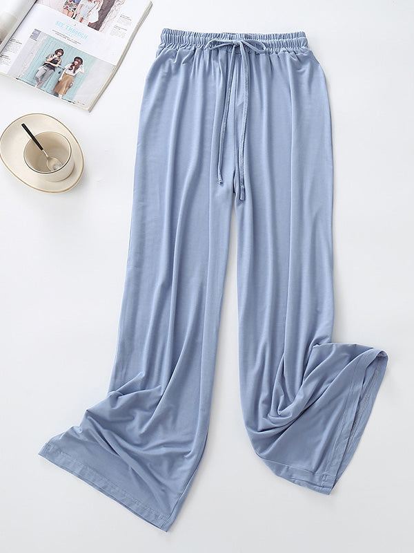 Comfortable Solid Color Modal Pajama Pants