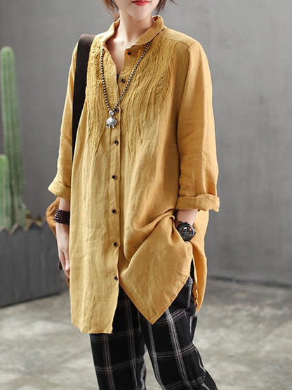 Vintage Summer Lapel Shirt