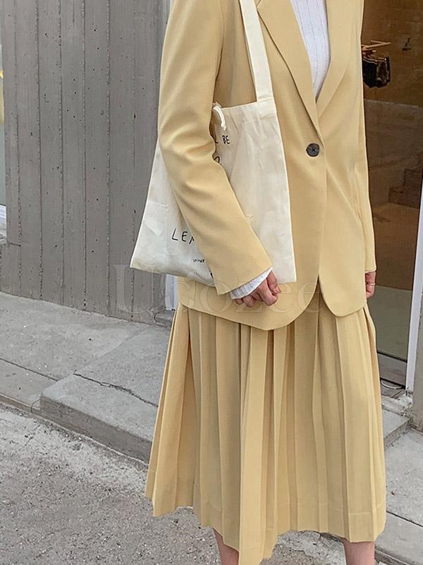 Casual Ruffled Empire Skirt