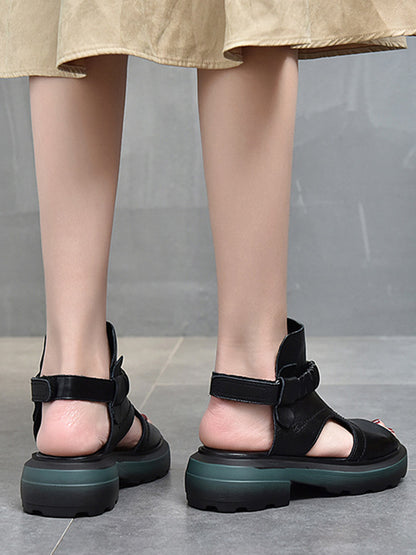 Original Vintage Elasticity Hollow Platform Shoes