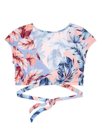 Wrap Leaves Bikini Swimsuit