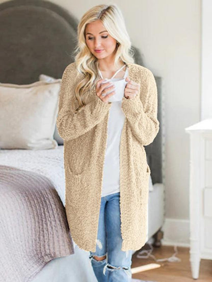 4 Colors Knitting Cardigan Tops