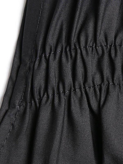 Original Prited V-Neck Sleeveless Dress