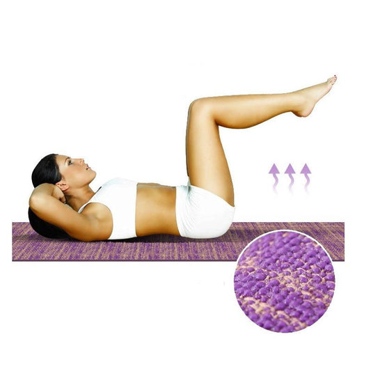 Flax Eco-Friendly Breathable Non-Slip Odorless Exercise Yoga Mats