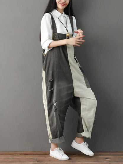 Loose Split-joint Jumpsuit