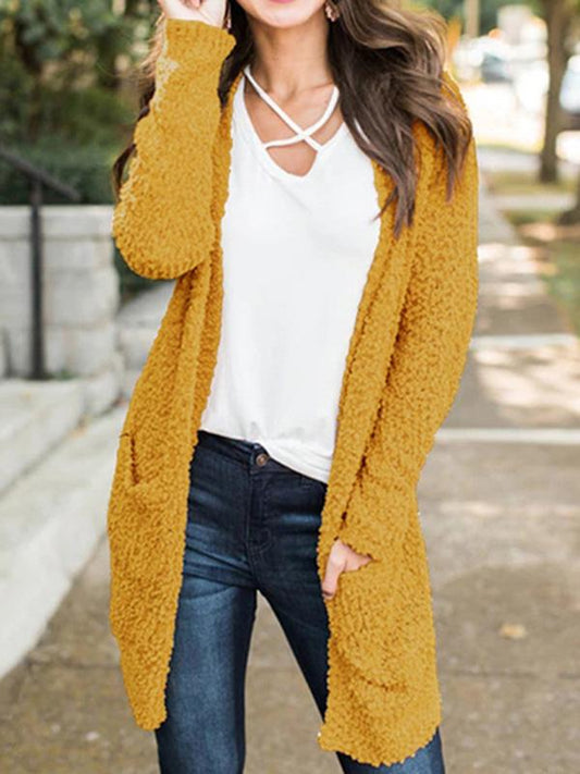 4 Colors Knitting Cardigan Tops