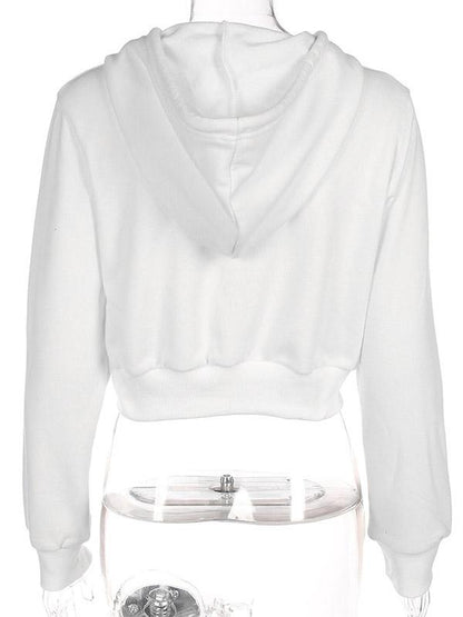 Leisure Fashion Zipper Hooded Jacket